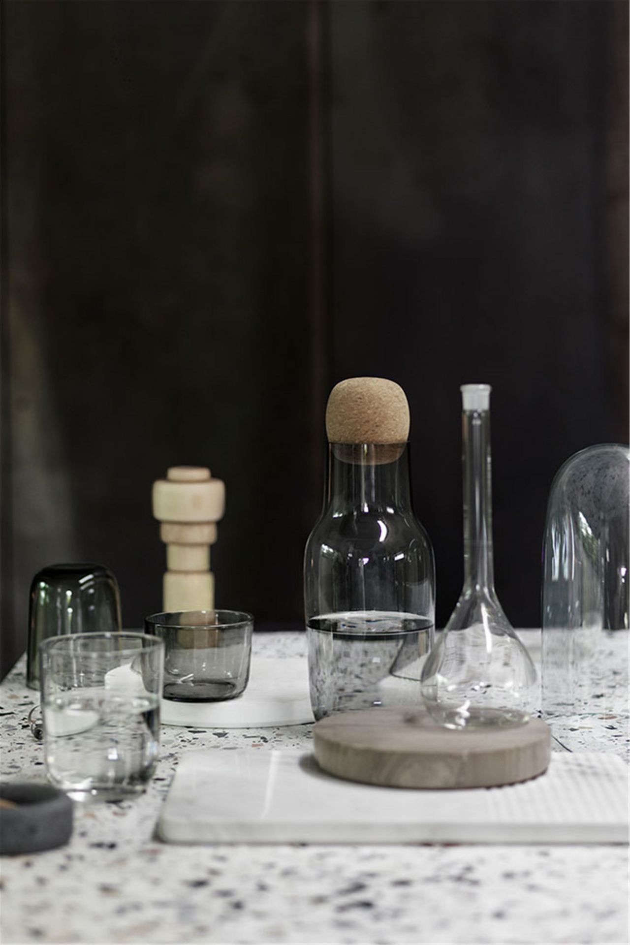 ★ MUUTO★ Transparent HornTrimmed Glass YLAB 12 C4 MUY12C4 Corky - Glasses | Simple and light glasses from Muuto